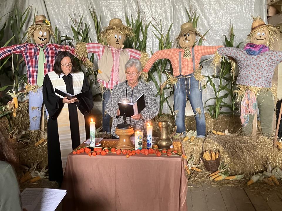 Gottesdienst auf dem Truningerhof