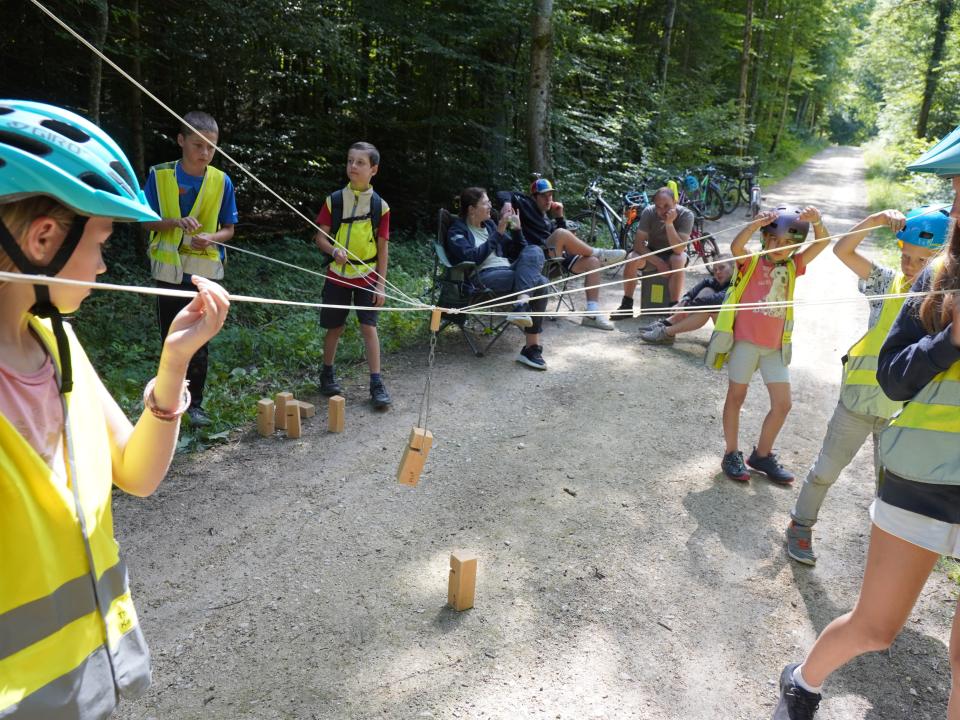 Spiel im Wald