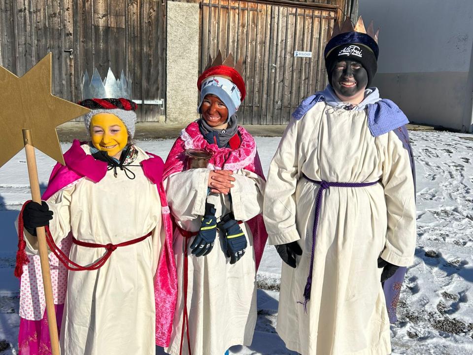 Sternsinger mit Freude unterwegs