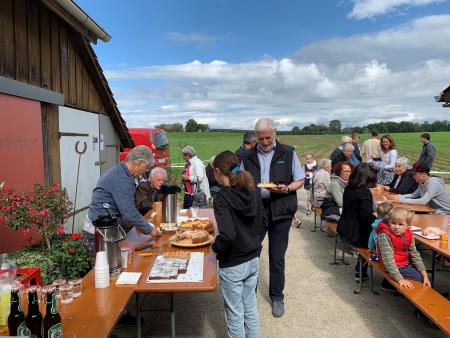 Gemütliches Beisammensein nach dem Gottesdienst