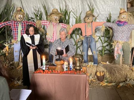 Rückblick zum Erntedank-Gottesdienst auf dem Truningerhof