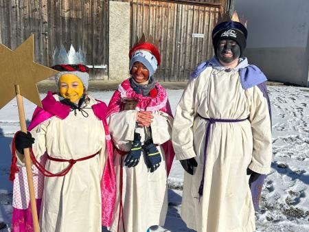 Sternsinger mit Freude unterwegs