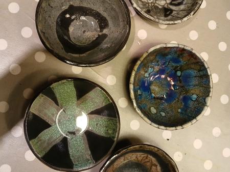 Raku - Keramikschale brennen