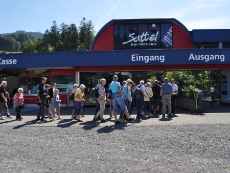 und los geht es mit der Drehgondel